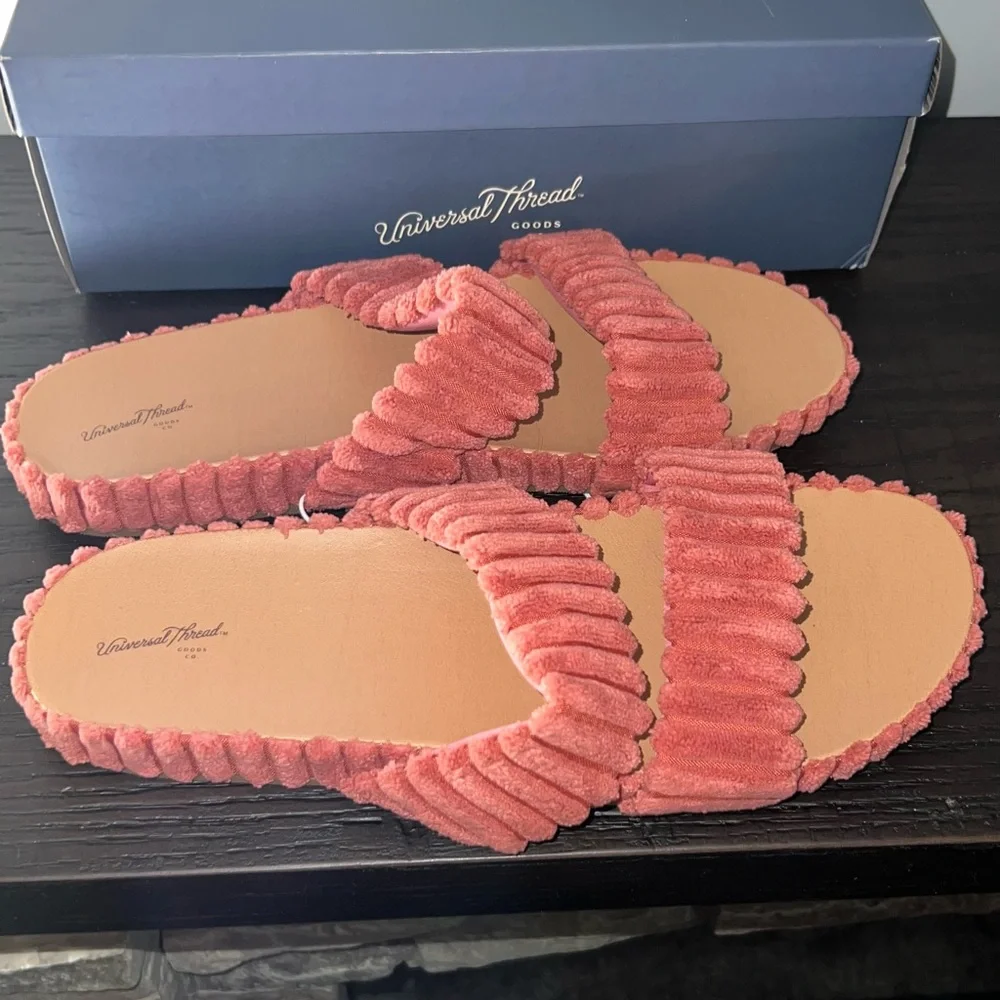 Comfy terry slides - Picture 3 of 5